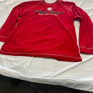 Boston Red Sox Red Long Sleeve Pullover